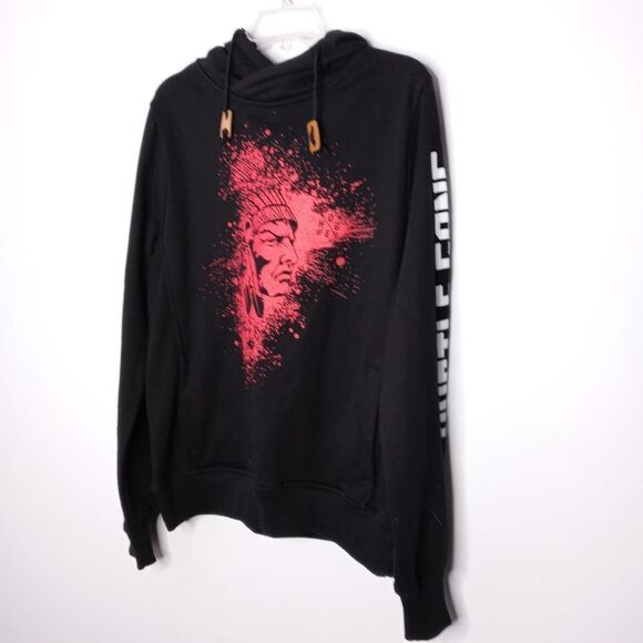 Hustle Gang black hoodie size medium - Picture 2 of 6